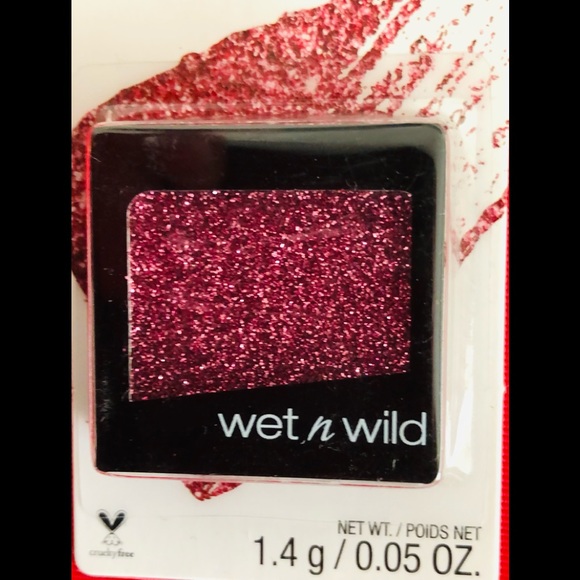 WETnWILD Coloricon Glitter Eye Shadow Brass Gold Spiked Silver Burgundy Lot of 3 - Picture 6 of 11